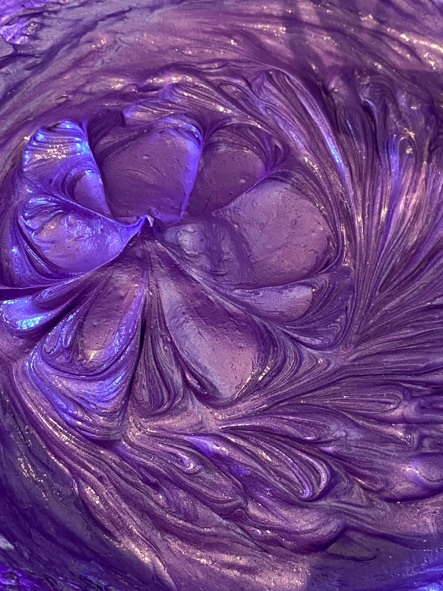 Midnight Violet Handmade Pearlescent Acrylic Jackmans Art Materials 